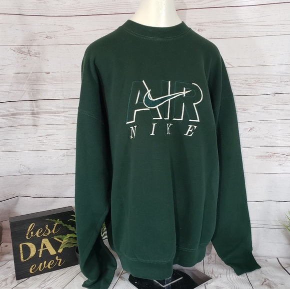 green nike air jumper